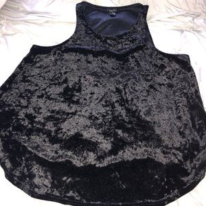 Velvet tank top
